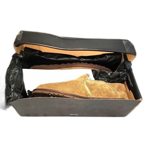 UGG Men's Cooke Dark Chestnut Suede & Wool Collapsible Heel Loafer Size 7, NIB - Picture 12 of 12